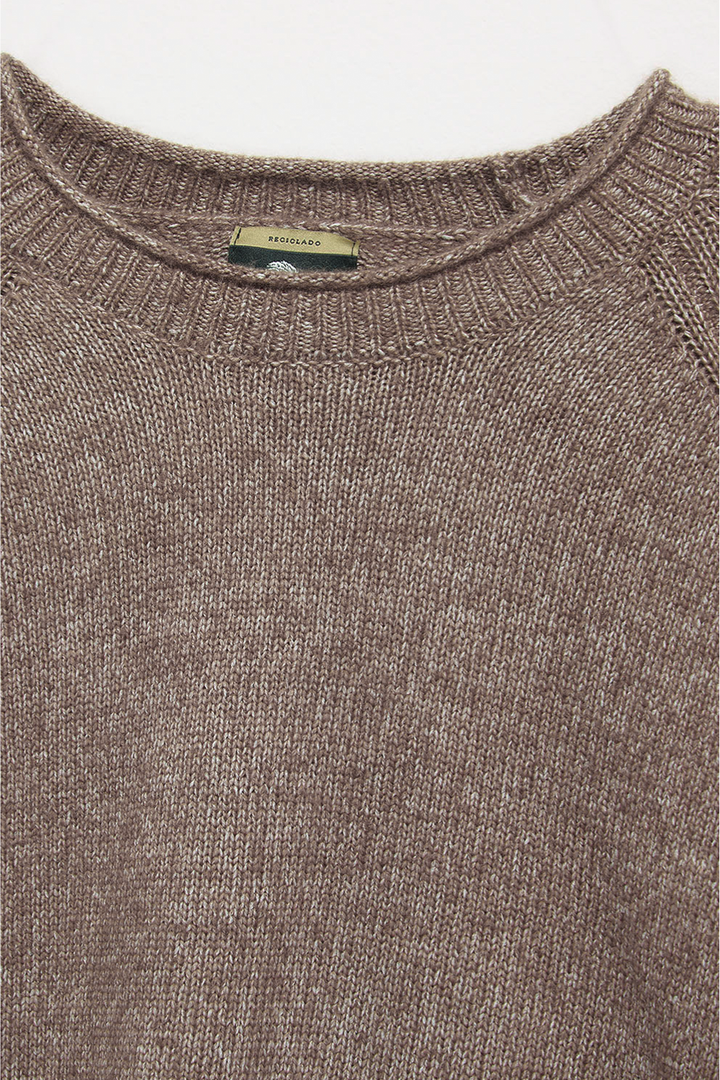 Sweater Buga Reciclado Café Mujer