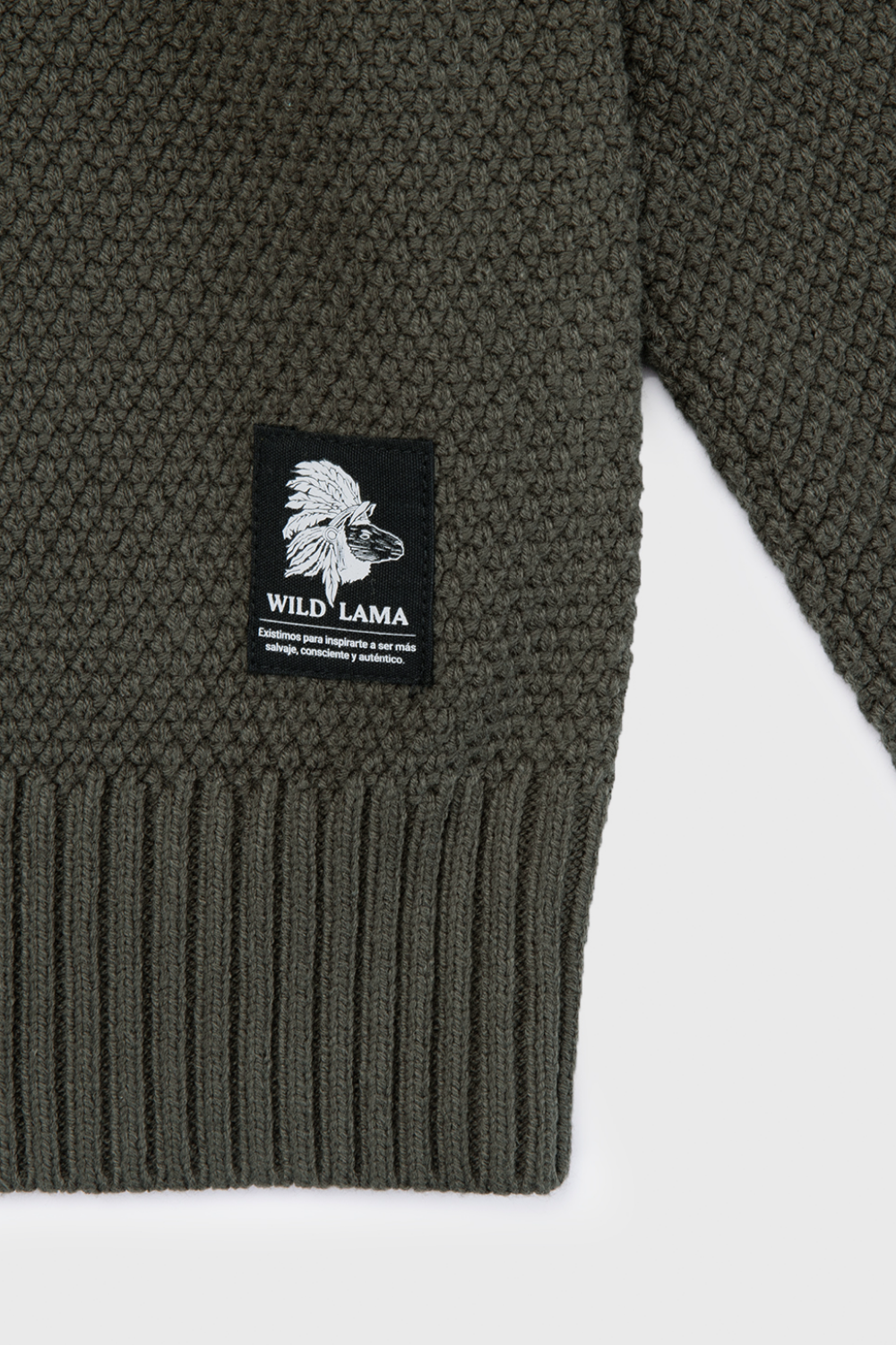 Sweater Etore Orgánico Verde Hombre