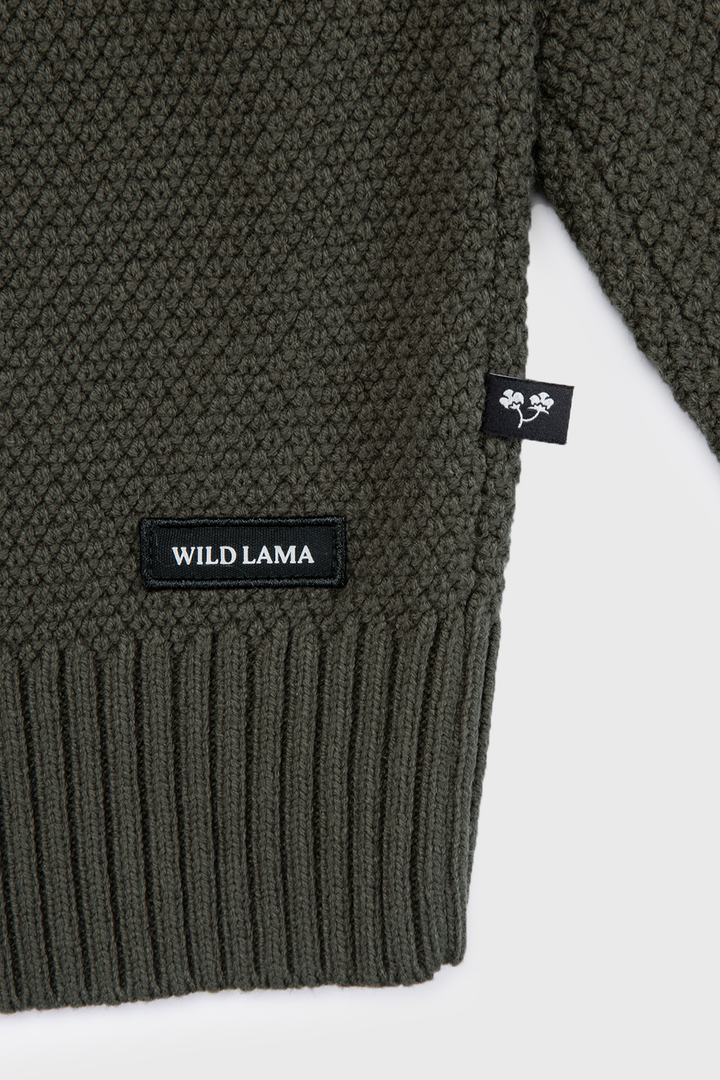 Sweater Etore Orgánico Verde Hombre