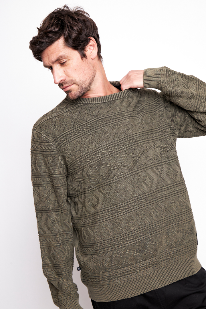 Sweater Olam Orgánico Verde Hombre