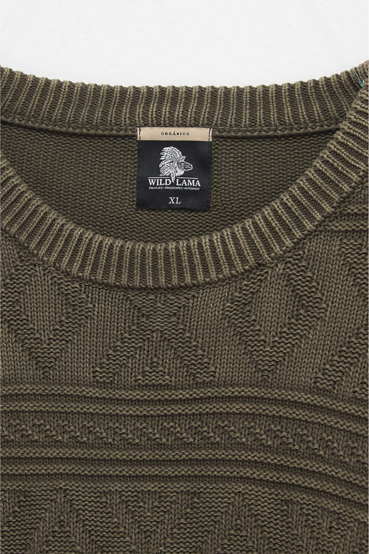 Sweater Olam Orgánico Verde Hombre