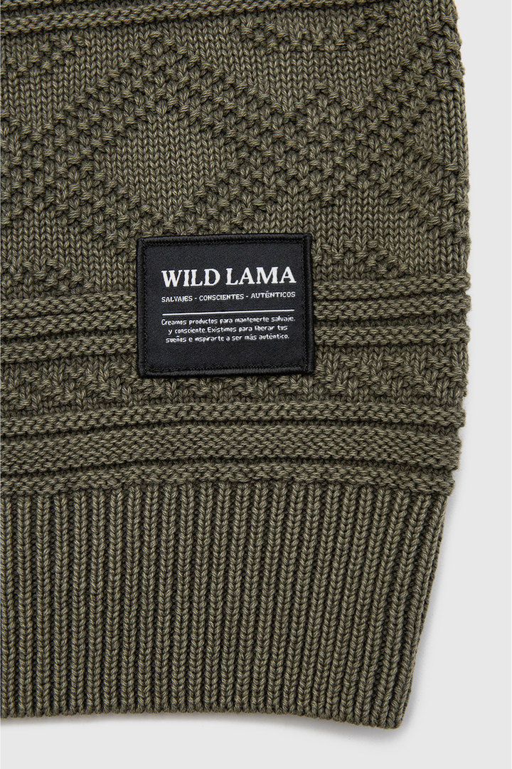 Sweater Olam Orgánico Verde Hombre