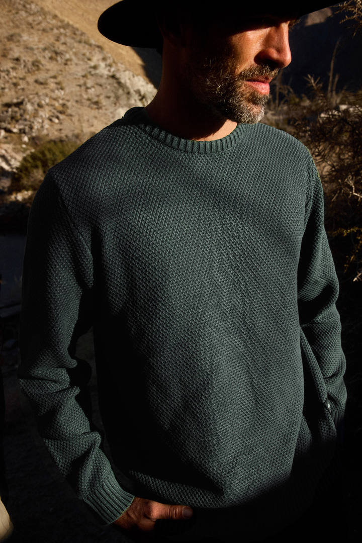 Sweater Rau Orgánico Verde Hombre
