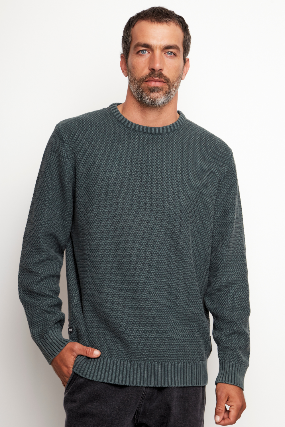 Sweater Rau Orgánico Verde Hombre