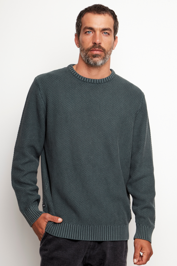Sweater Rau Orgánico Verde Hombre