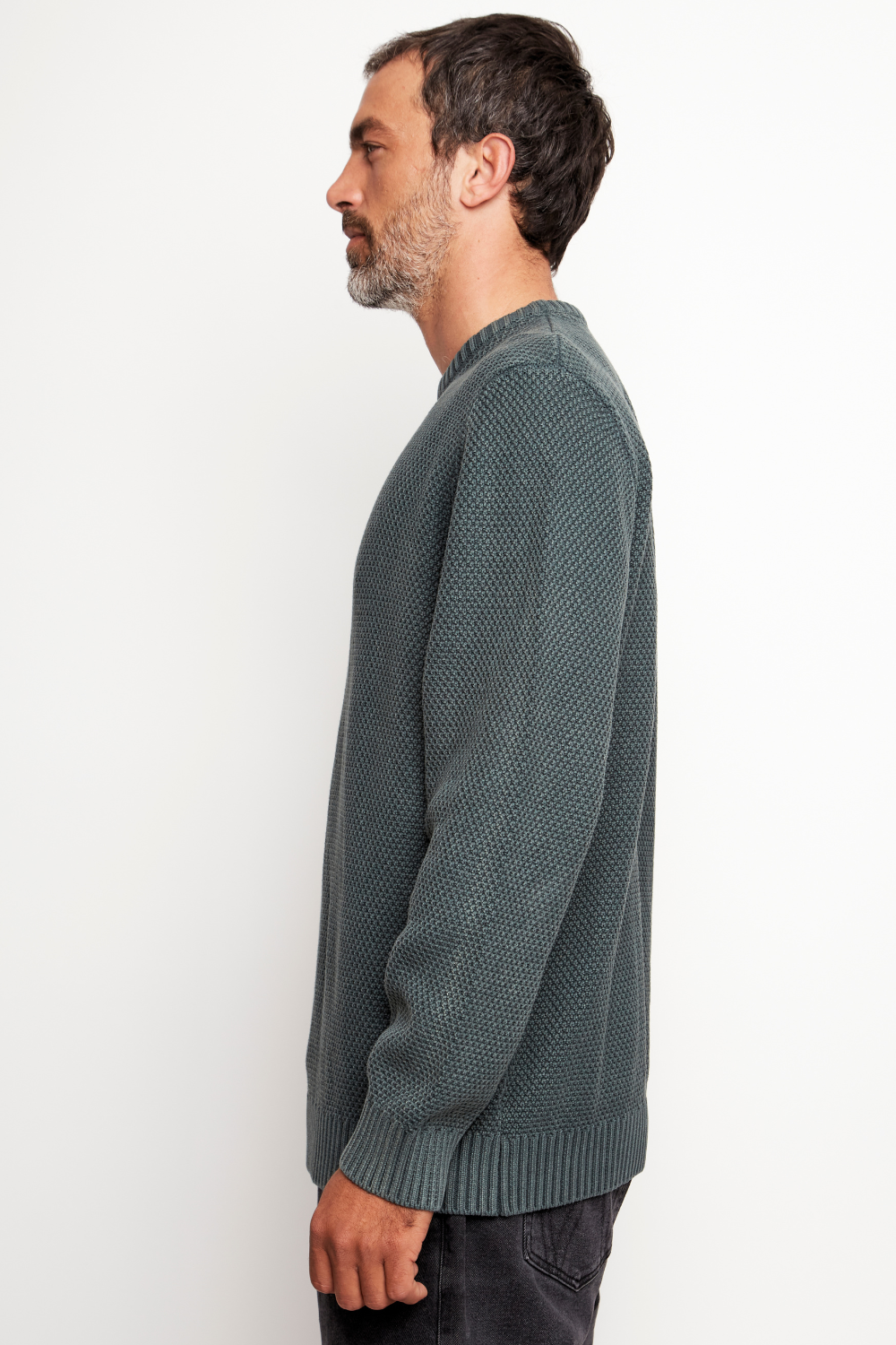 Sweater Rau Orgánico Verde Hombre