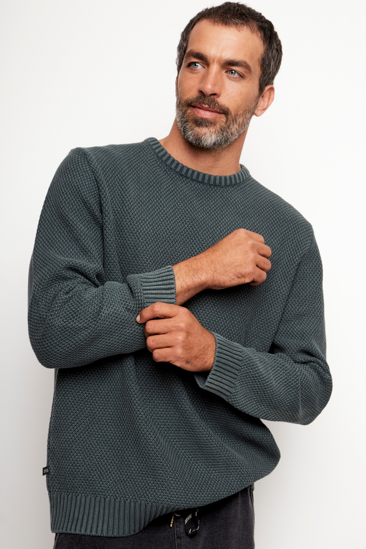 Sweater Rau Orgánico Verde Hombre