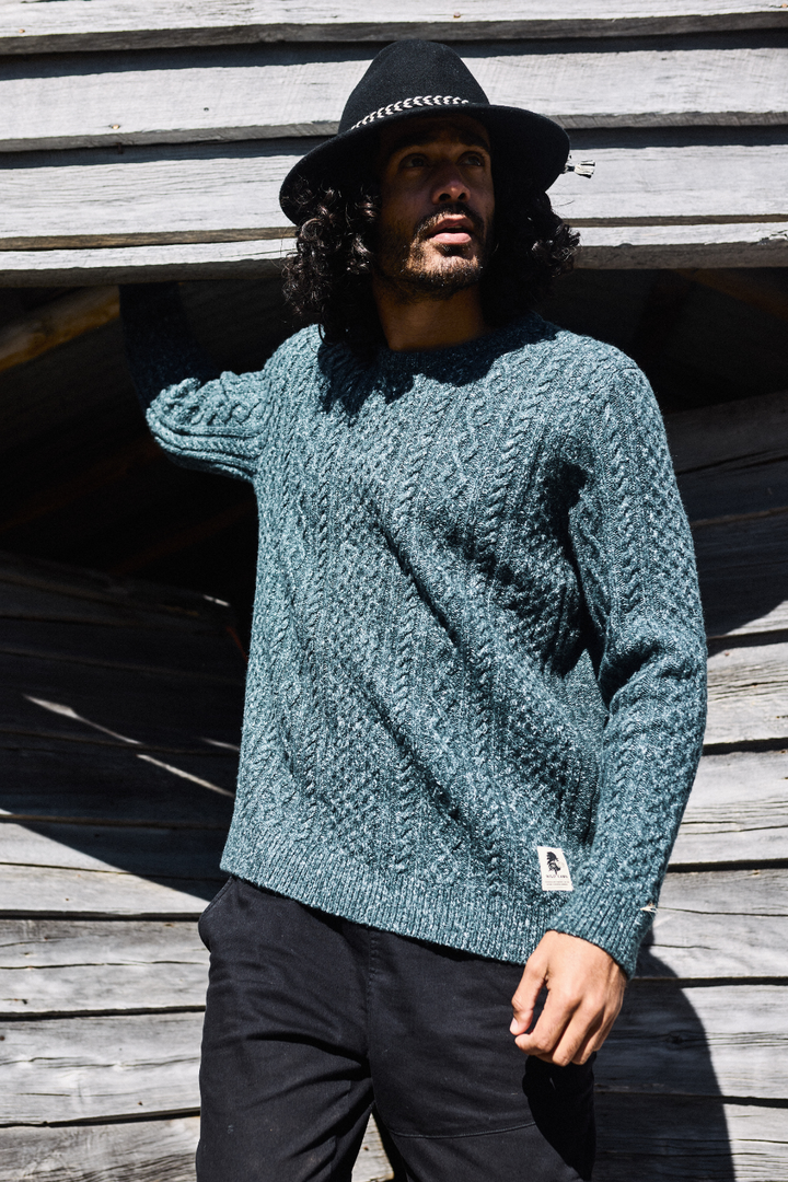 Sweater Trento Orgánico Verde Hombre