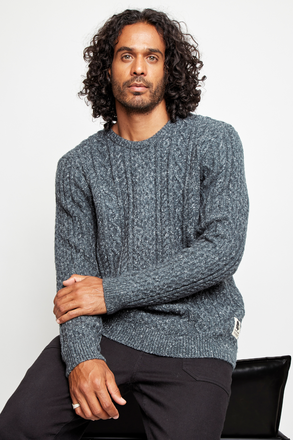 Sweater Trento Orgánico Verde Hombre