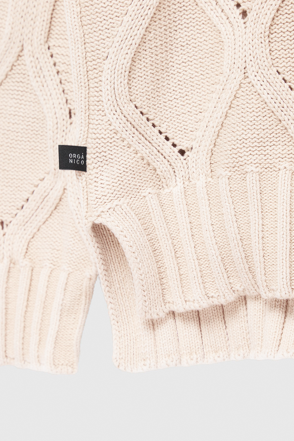 Sweater Trino Orgánico Beige Mujer