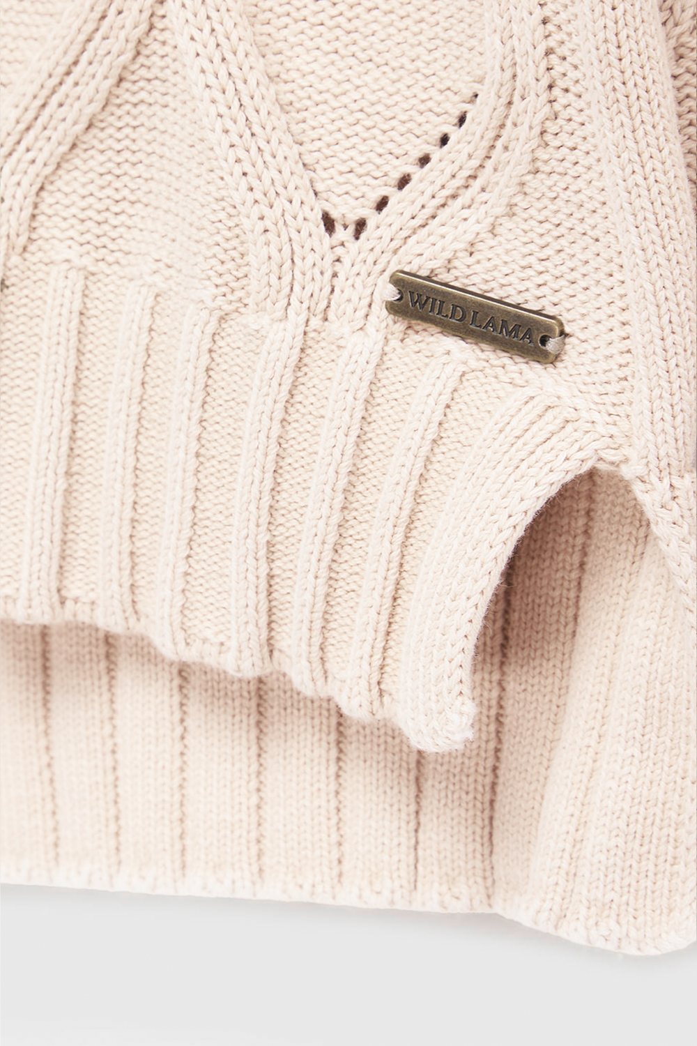 Sweater Trino Orgánico Beige Mujer