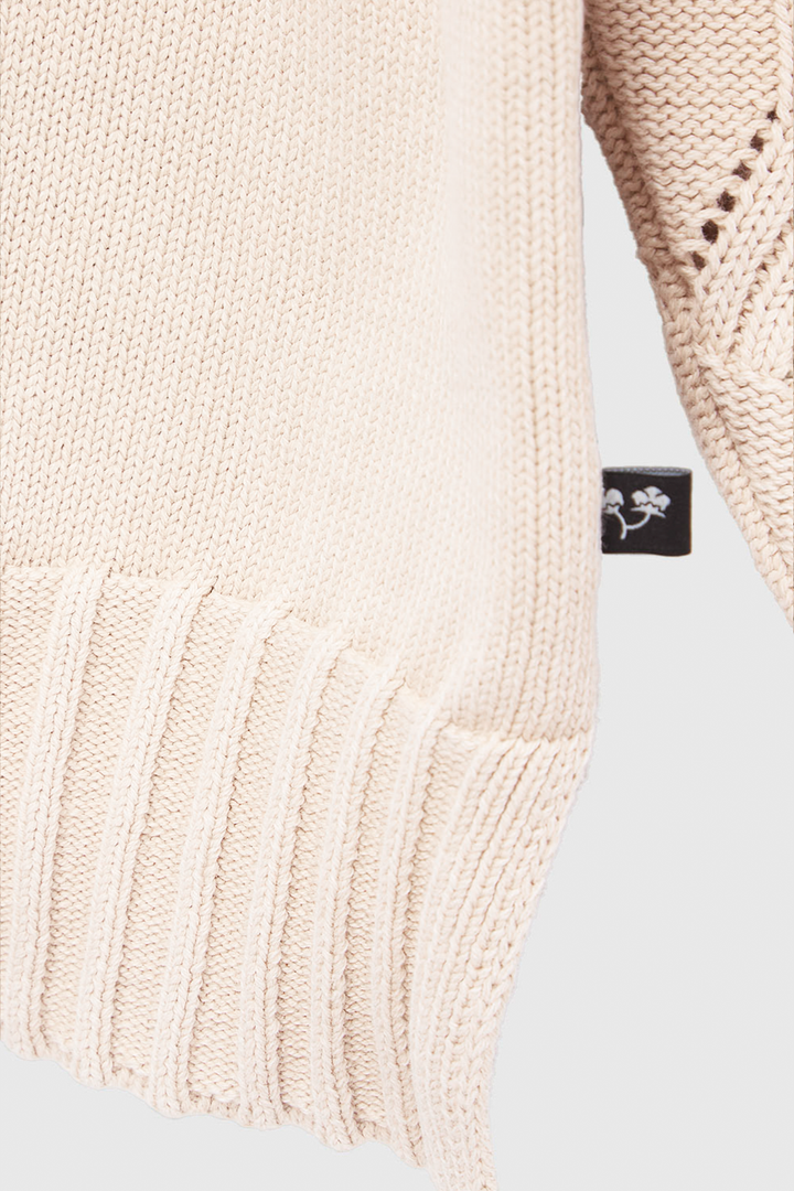 Sweater Trino Orgánico Beige Mujer