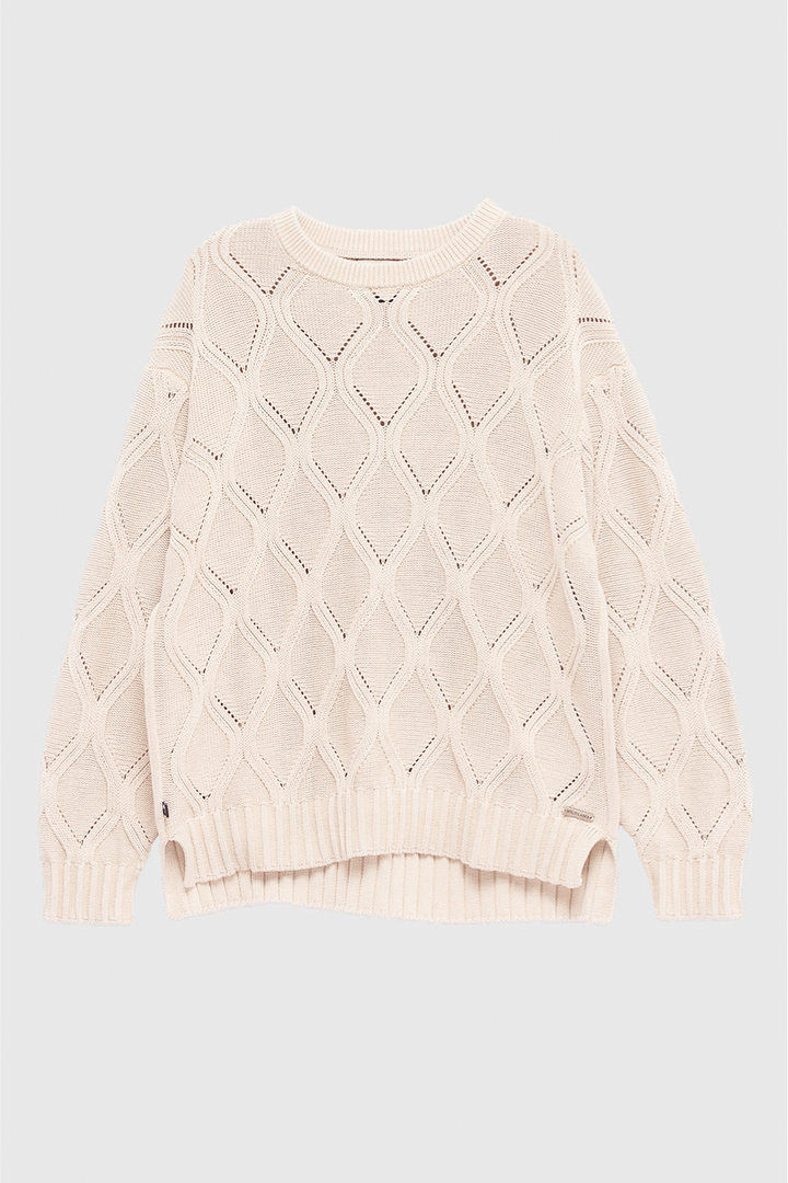 Sweater Trino Orgánico Beige Mujer