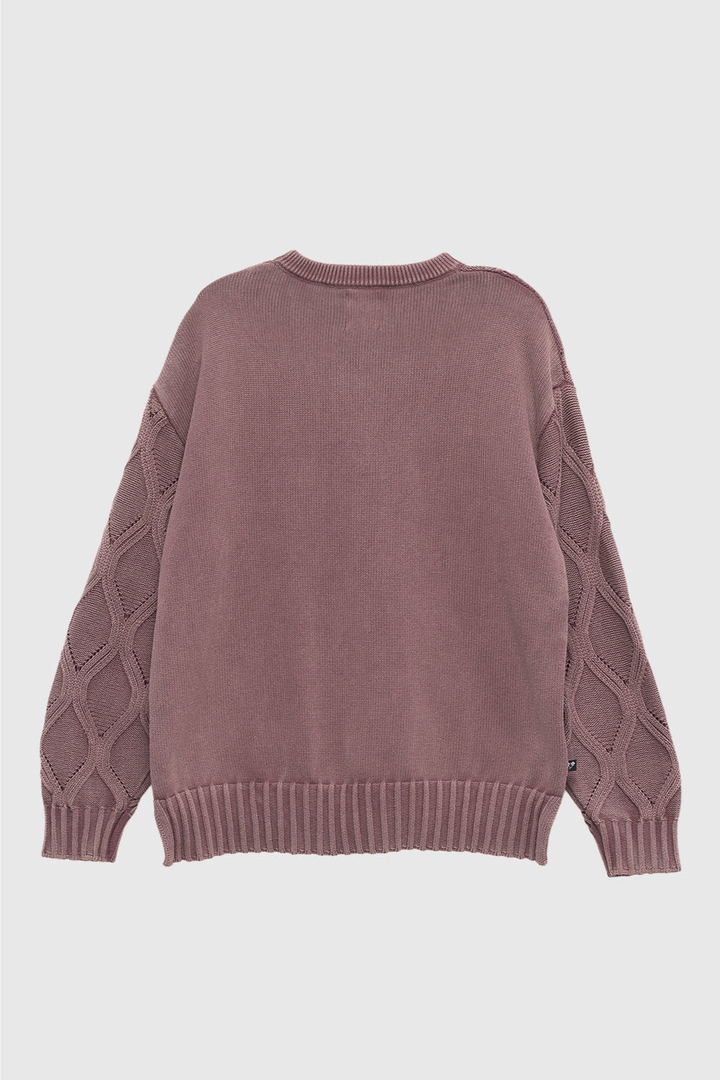 Sweater Trino Orgánico Rosado Mujer