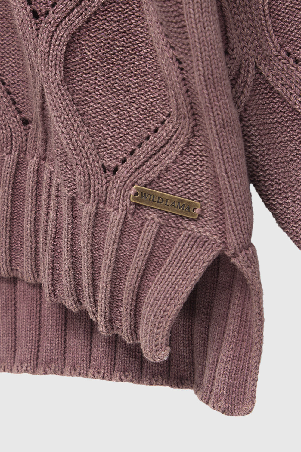 Sweater Trino Orgánico Rosado Mujer