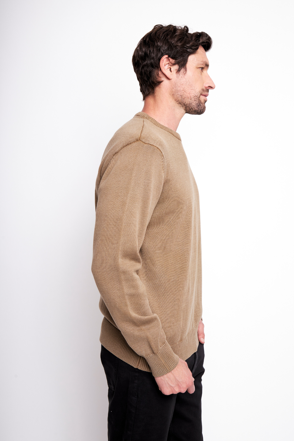 Sweater Tros Orgánico Café Hombre