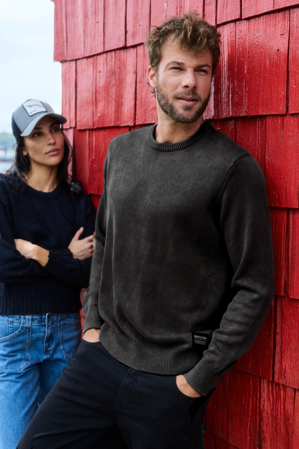 Sweater Tros Orgánico Negro Hombre