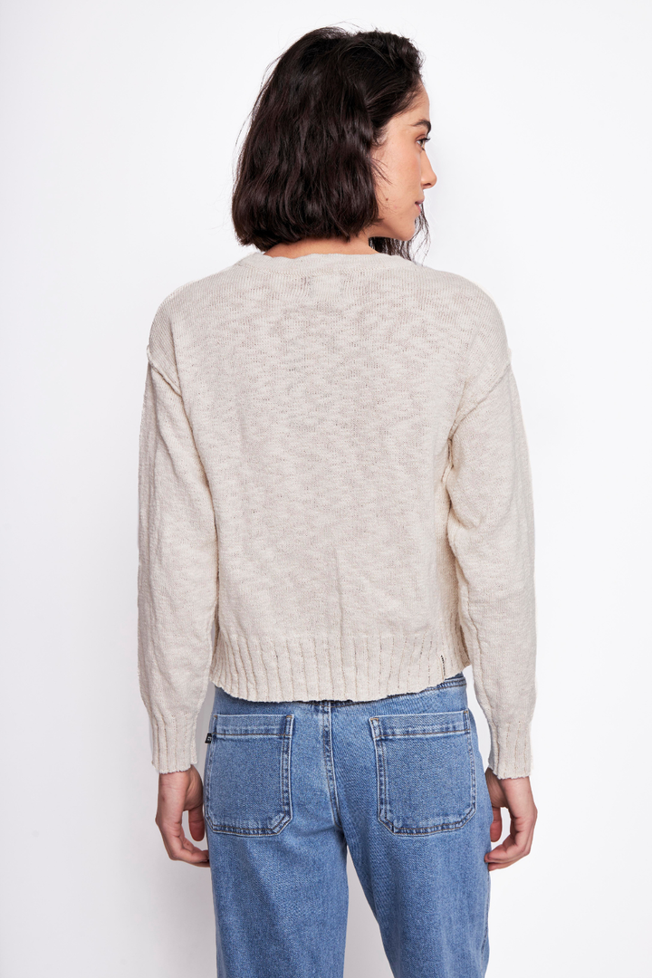 Sweater Uma Orgánico Beige Mujer