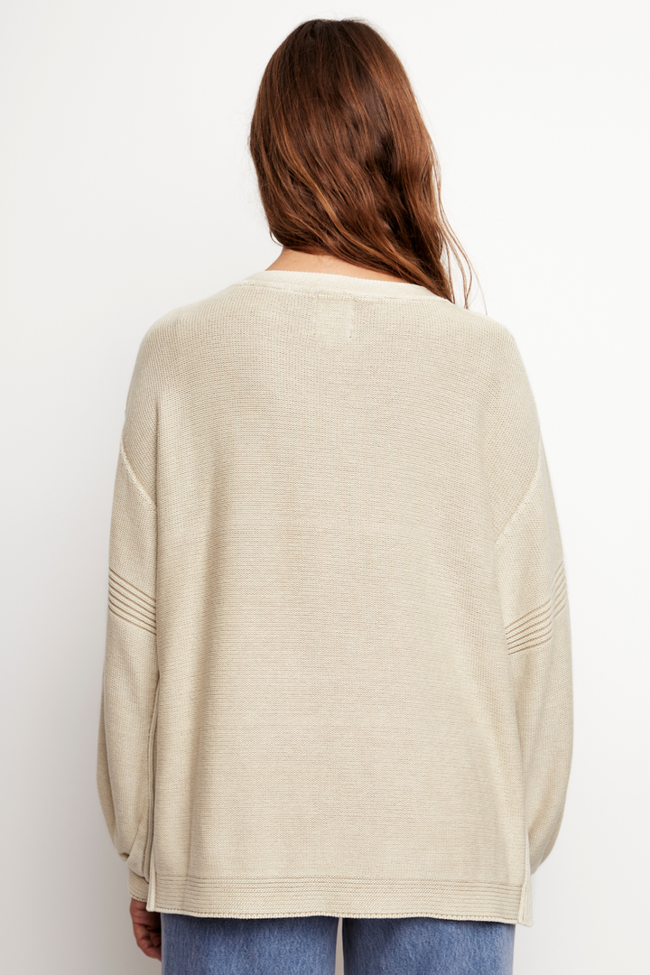 Sweater Viga Orgánico Beige Mujer