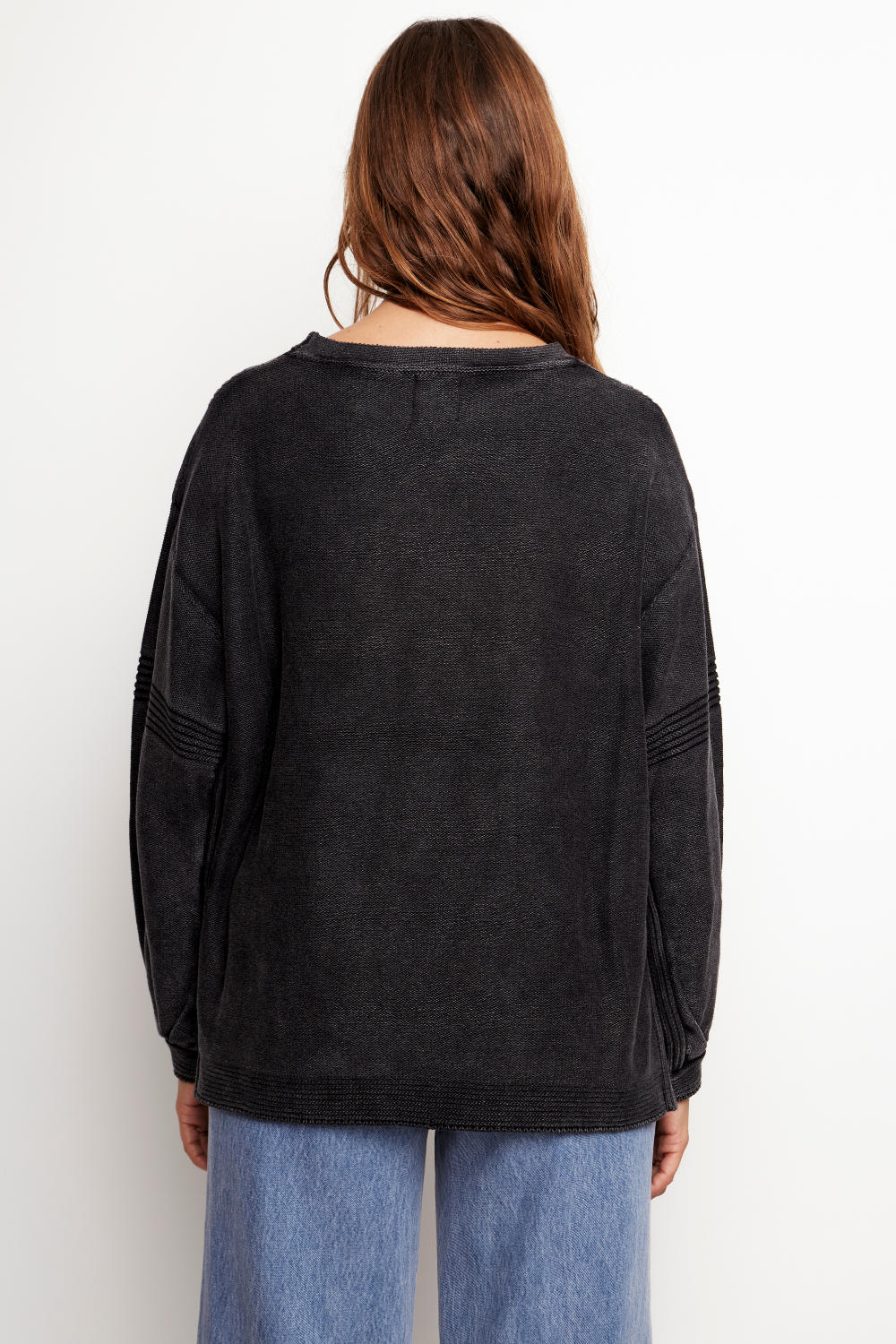 Sweater Viga Orgánico Negro Mujer