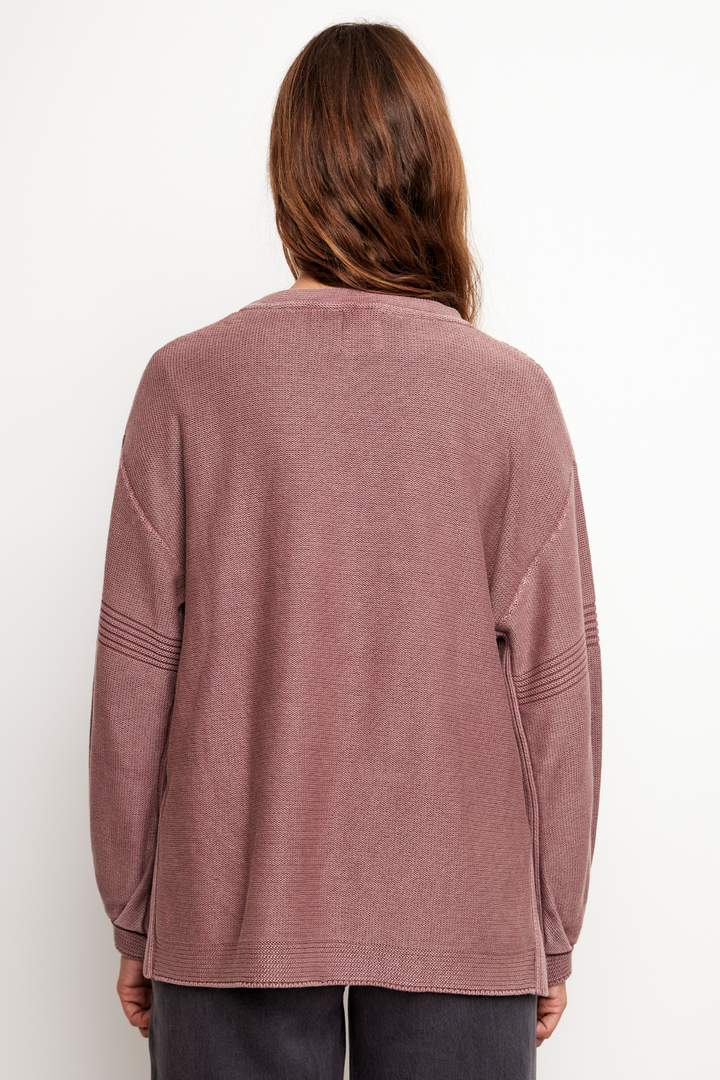 Sweater Viga Orgánico Rosado Mujer