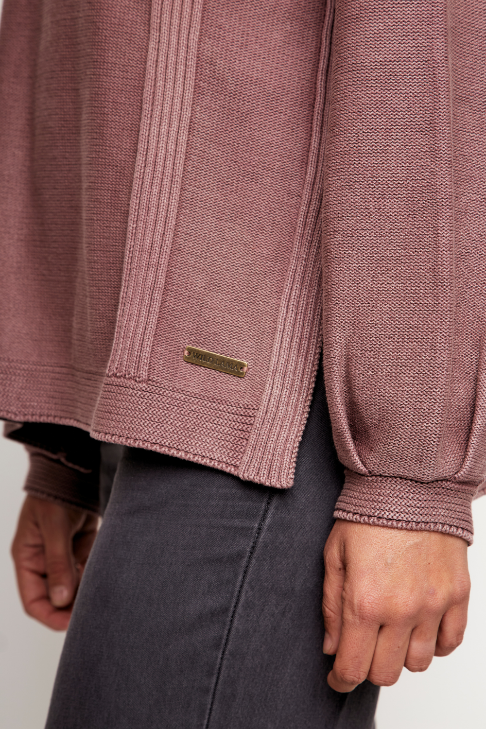 Sweater Viga Orgánico Rosado Mujer