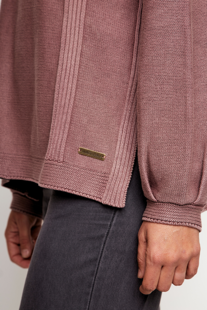 Sweater Viga Orgánico Rosado Mujer