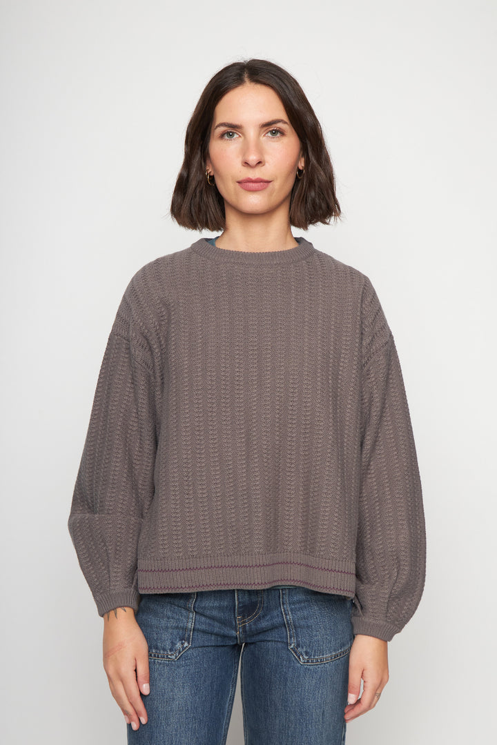 Sweater Noa Orgánico Café Mujer