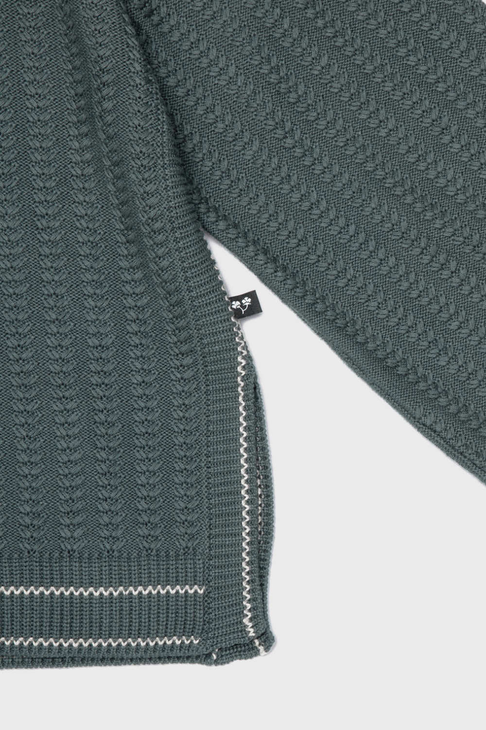Sweater Noa Orgánico Petróleo Mujer