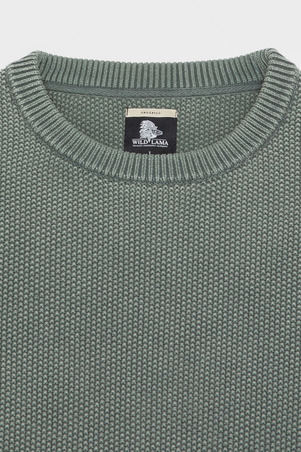 Sweater Toru Orgánico Petróleo Hombre