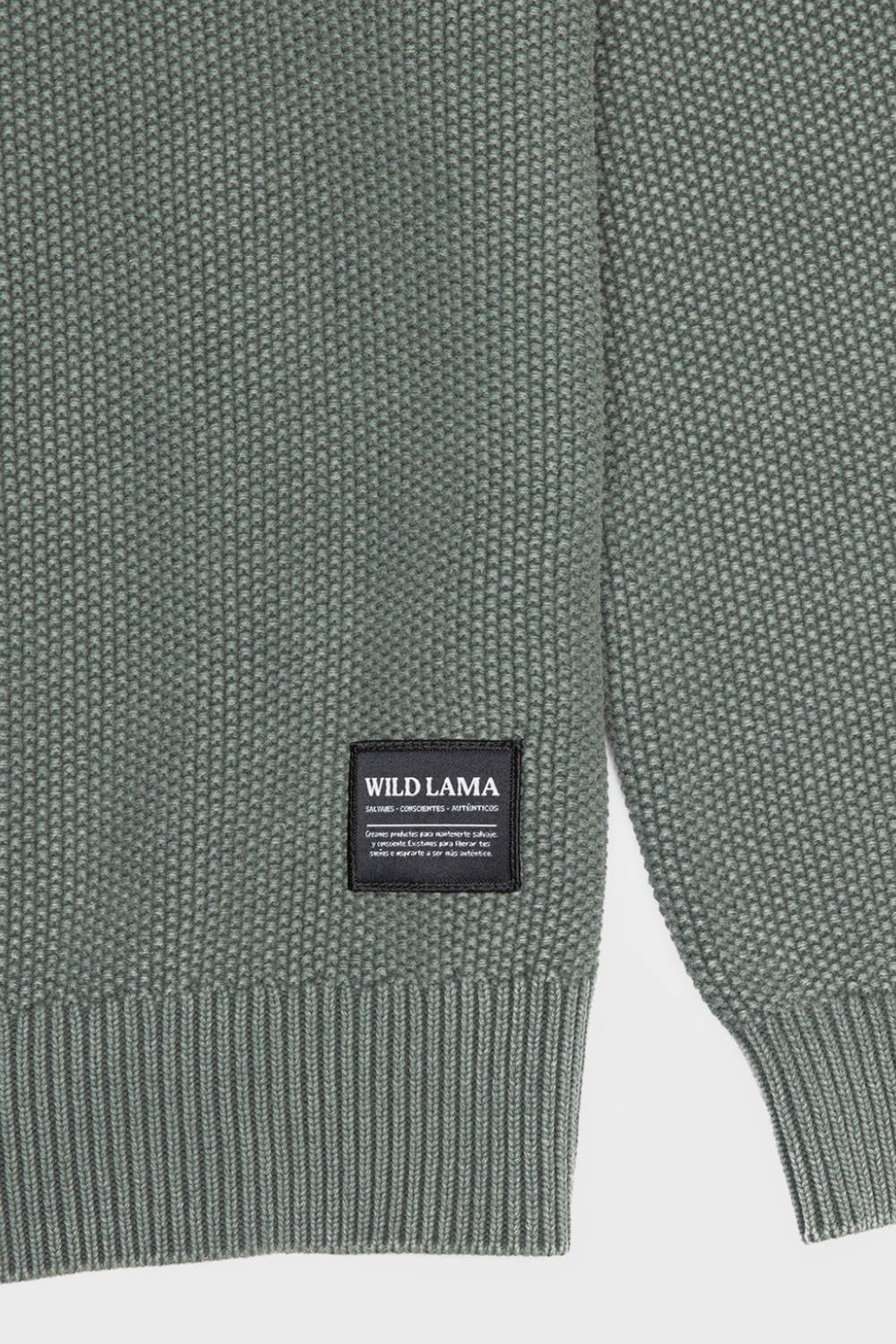 Sweater Toru Orgánico Petróleo Hombre