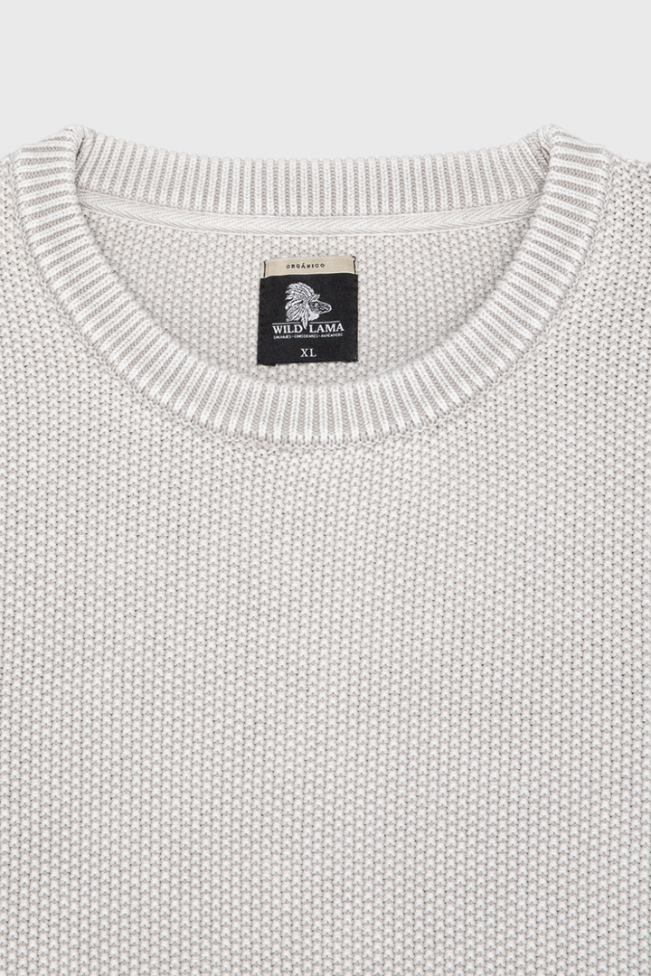 Sweater Toru Orgánico Beige Hombre
