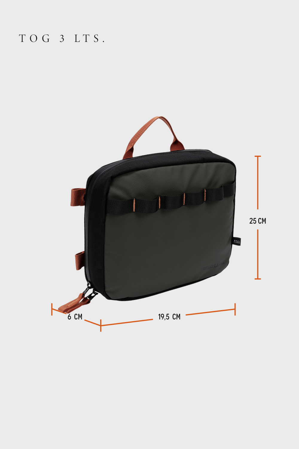 Neceser Travel Tog Reciclado Verde 3 Lts.