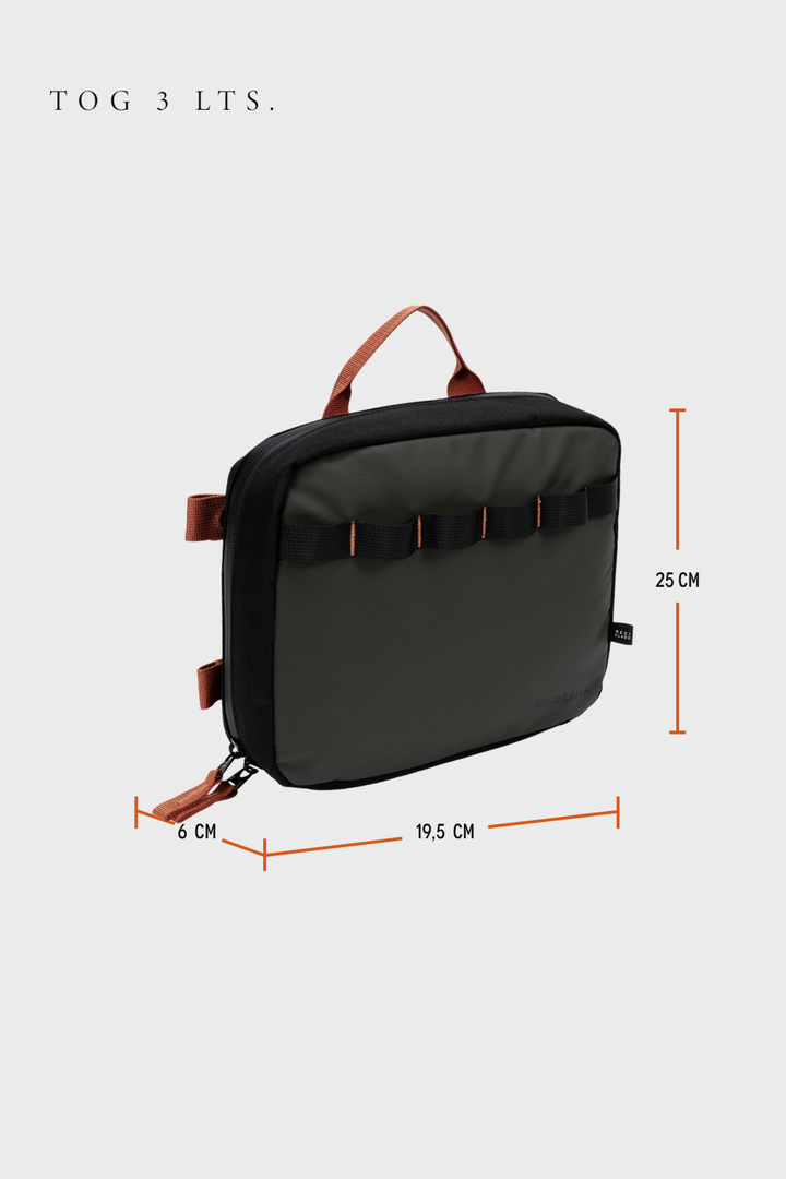 Neceser Travel Tog Reciclado Verde 3 Lts.