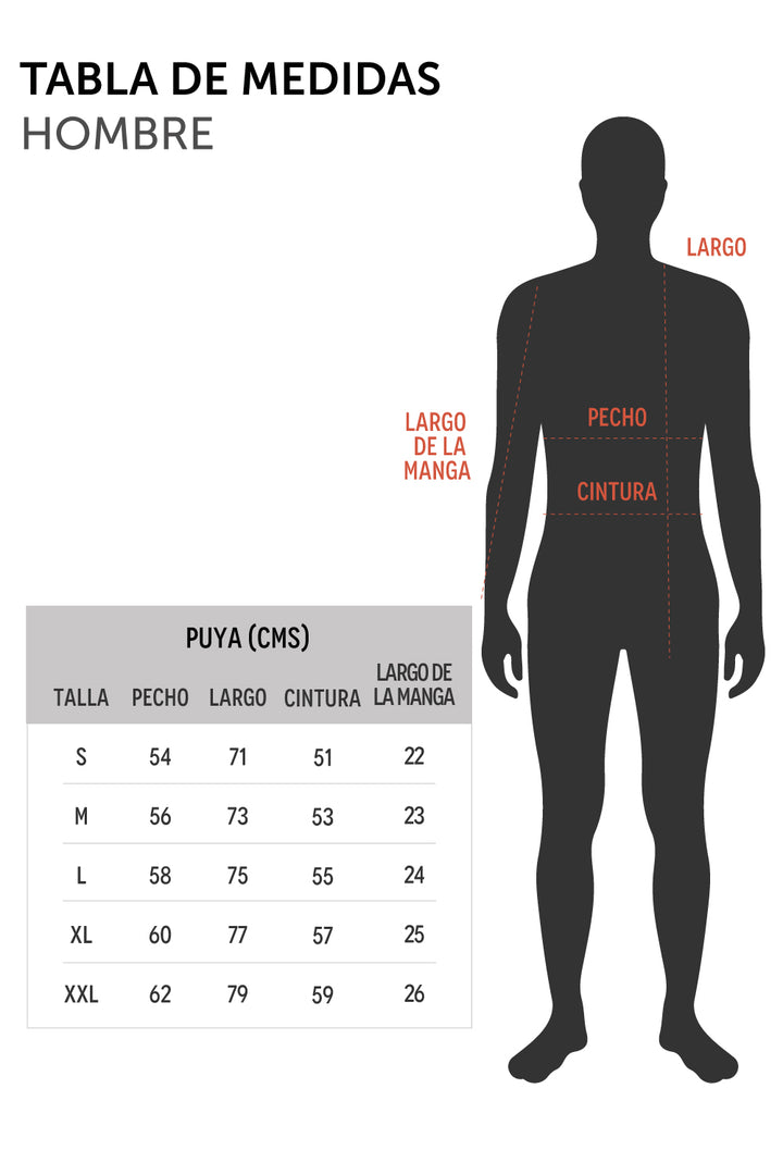 Polera Puya Orgánica Negro Hombre