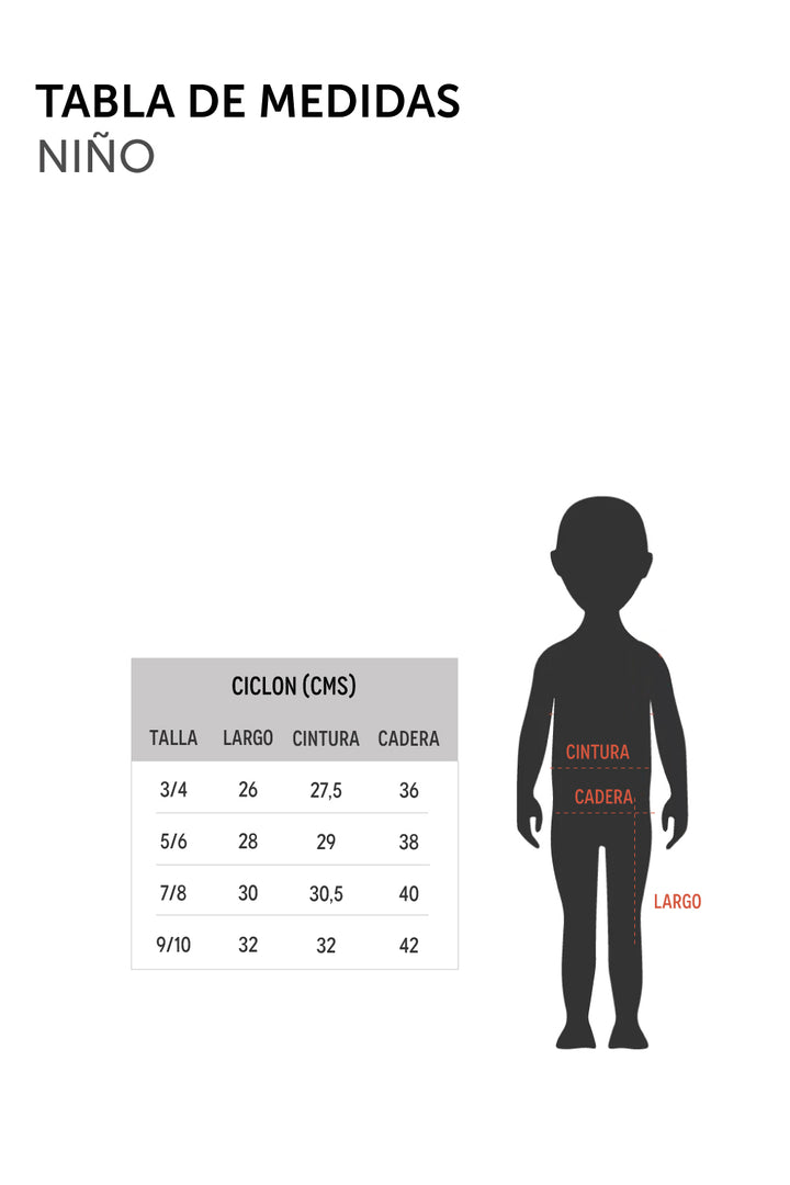 Traje de Baño Ciclón Reciclado Azul Kids