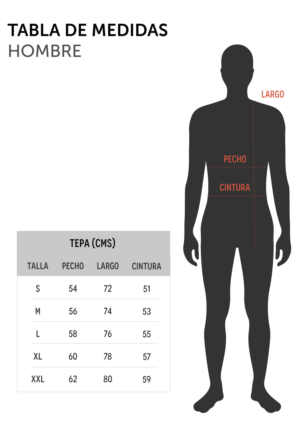 Polera Tepa Orgánica Terracota Hombre