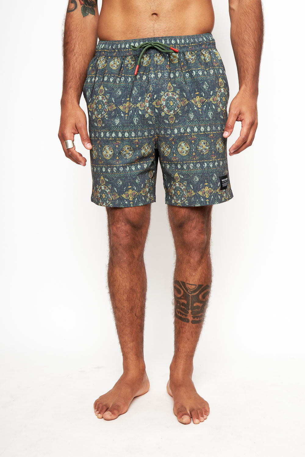 Traje De Baño Kurt Reciclado Print Verde Hombre