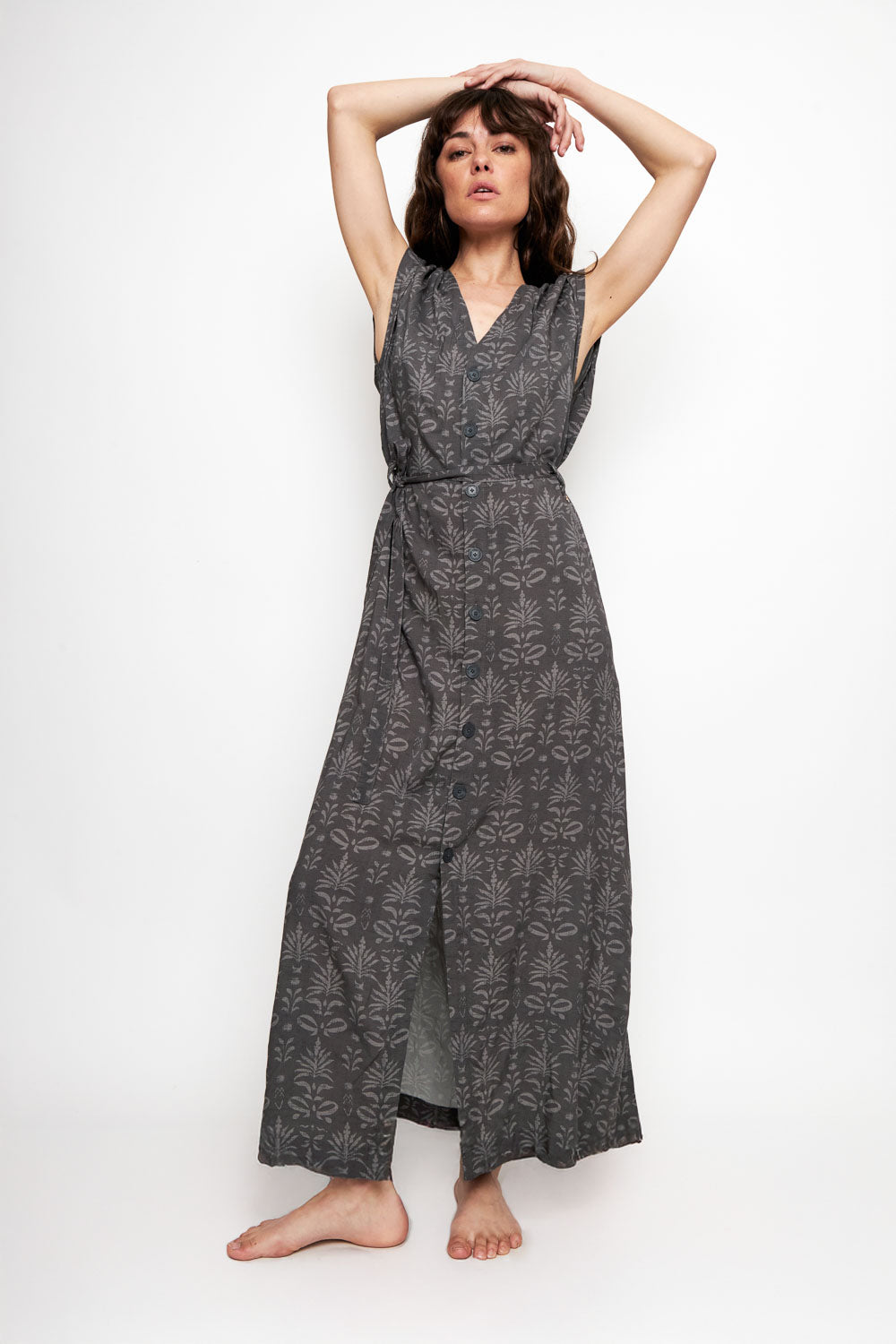 Vestido Dixy Print Gris Mujer ECOVERO™