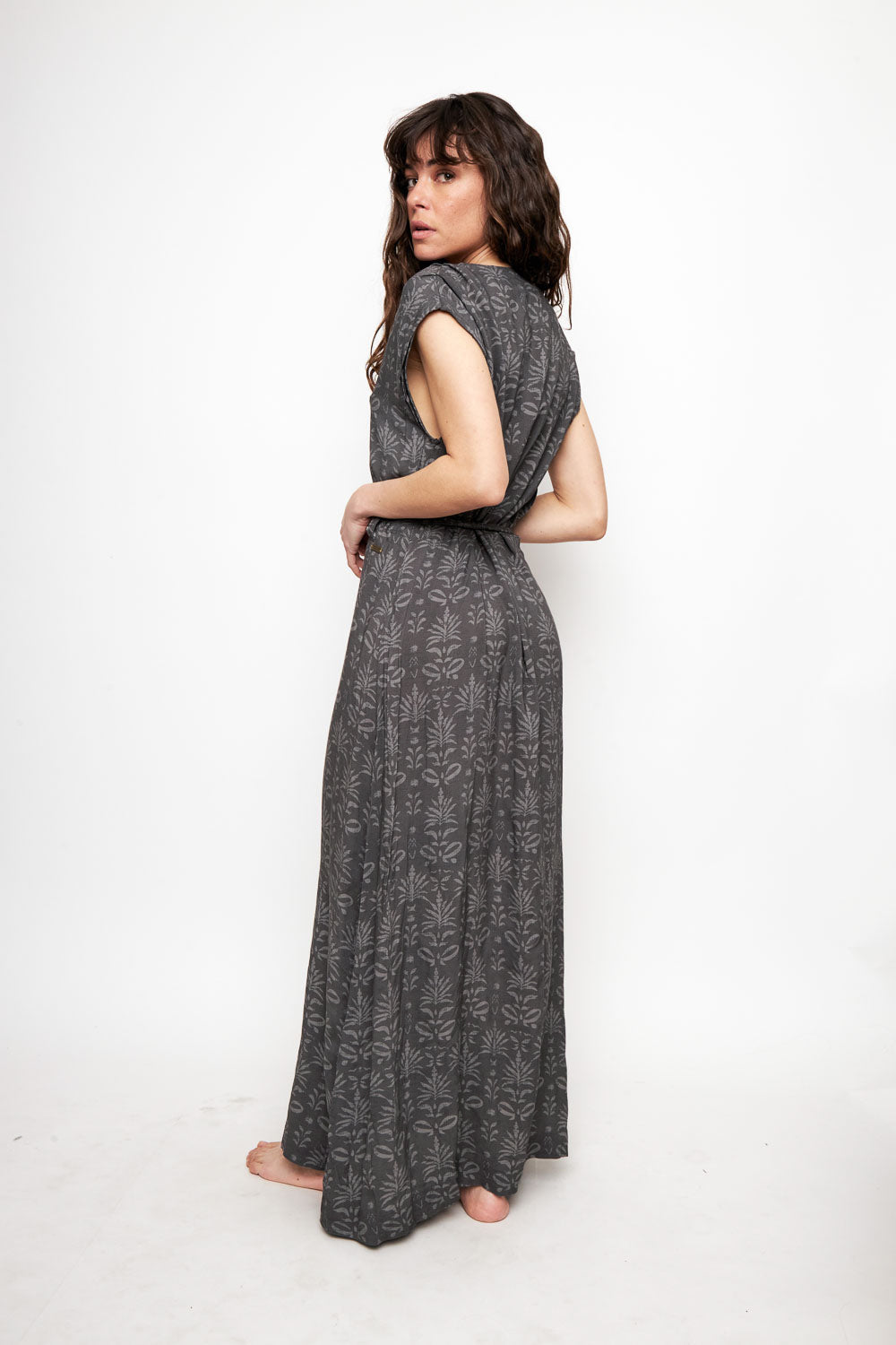 Vestido Dixy Print Gris Mujer ECOVERO™