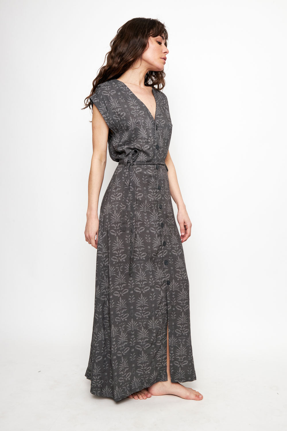Vestido Dixy Print Gris Mujer ECOVERO™