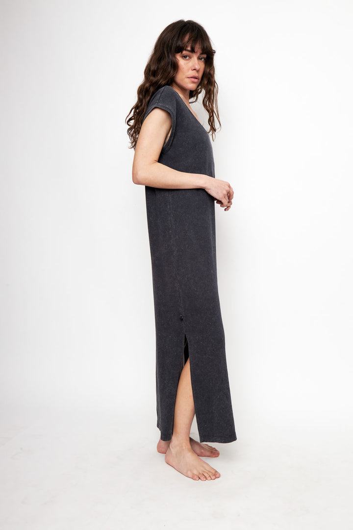 Vestido Far Orgánico Gris Mujer