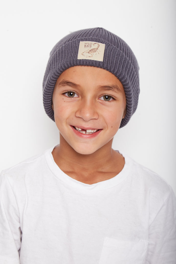 Gorro Neve Con Causa Reciclado Gris Kids