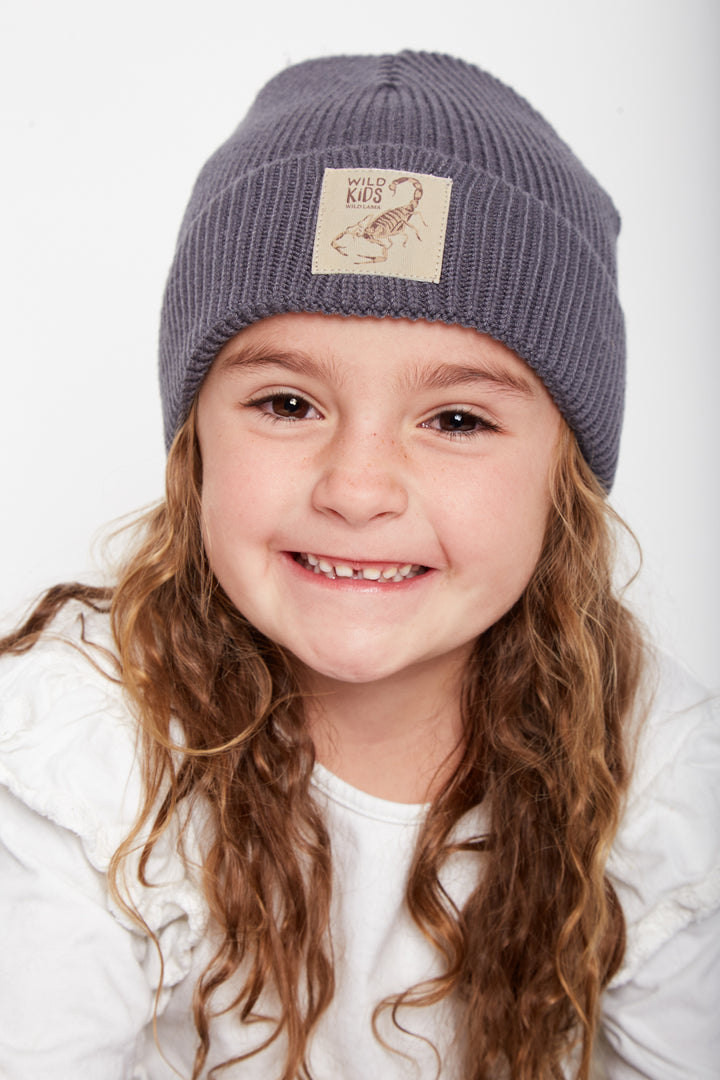Gorro Neve Con Causa Reciclado Gris Kids