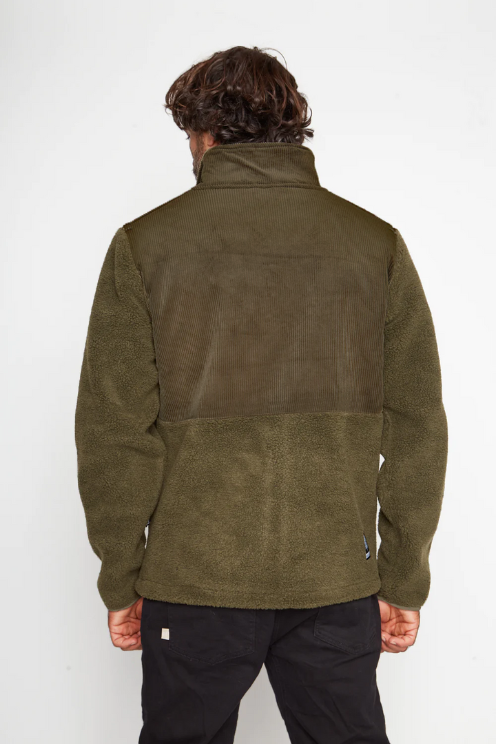 Polar Enco Full Zipper Reciclado Verde Hombre