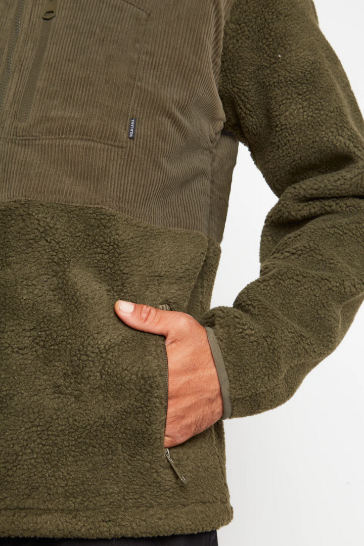 Polar Enco Full Zipper Reciclado Verde Hombre