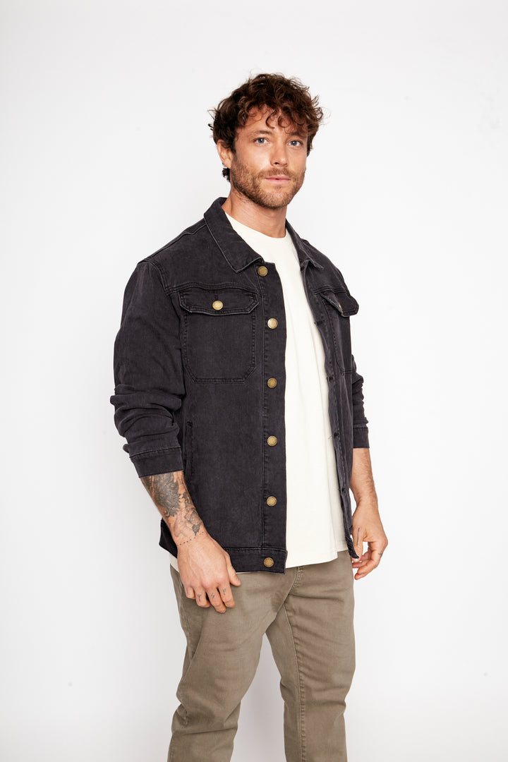 Chaqueta Serrano Orgánico Negro Hombre