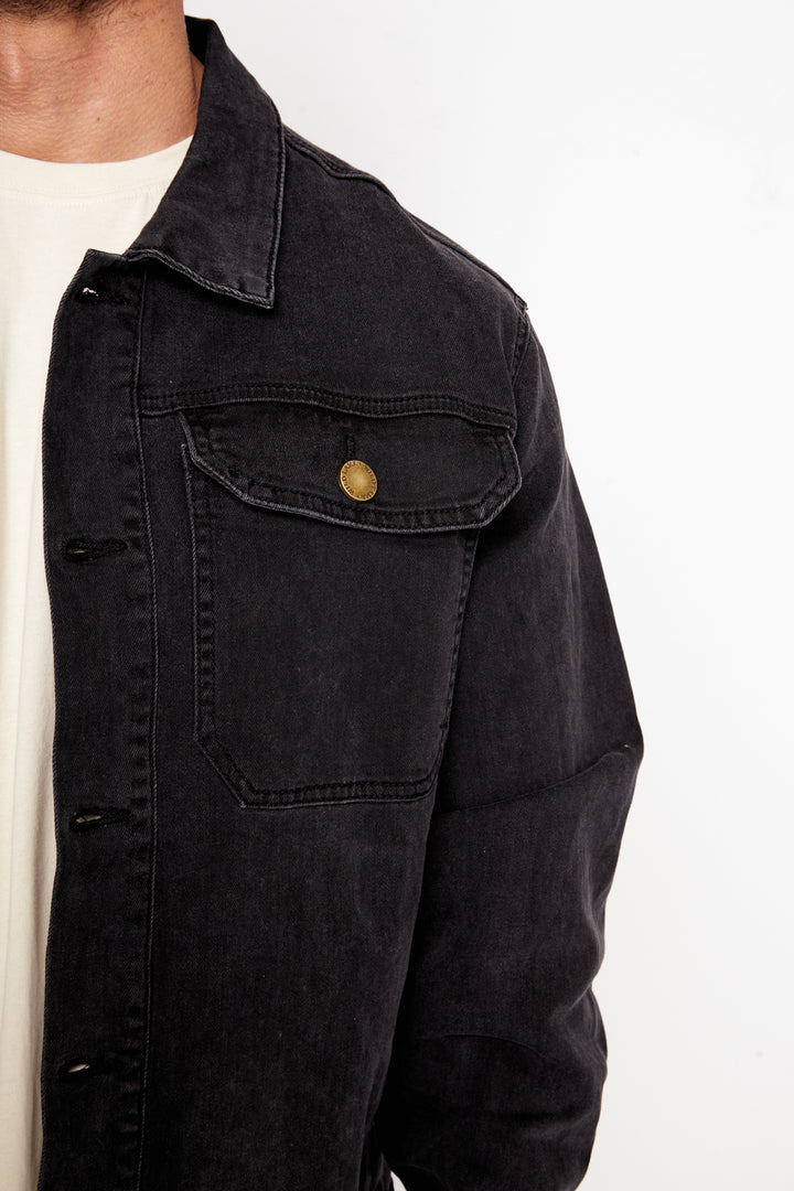 Chaqueta Serrano Orgánico Negro Hombre
