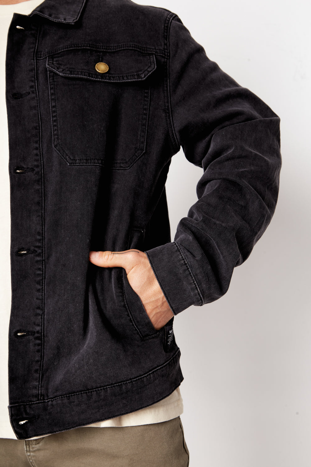 Chaqueta Serrano Orgánico Negro Hombre