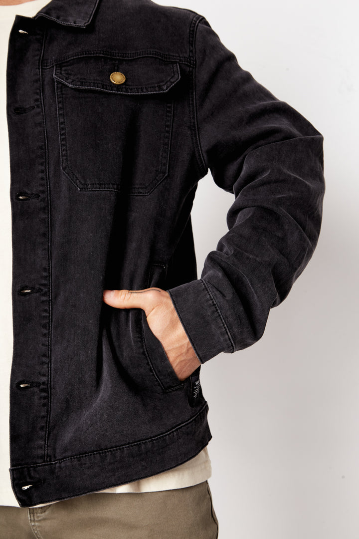 Chaqueta Serrano Orgánico Negro Hombre
